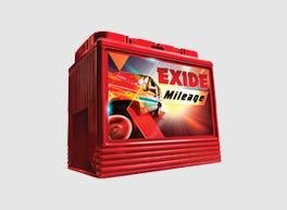 exide battery range