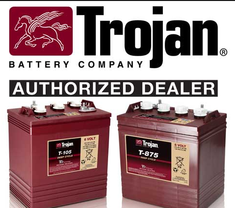 golf cart battery trojan make